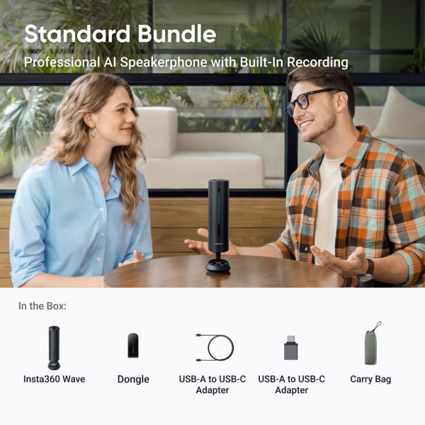 Insta360 Wave - AI Speakerphone - Insta360 Store